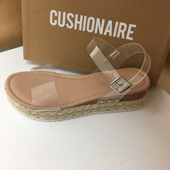 🤎 Clear jelly Cushionaire Summer Espedrille 🪘W - Picture 3 of 7